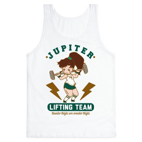 Jupiter Lifting Team Workout Parody Tank Top