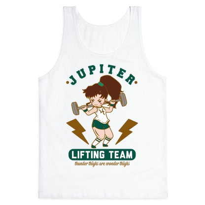 Jupiter Lifting Team Workout Parody Tank Top
