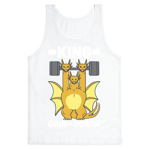 King Gain-dorah - King Ghidorah Tank Top