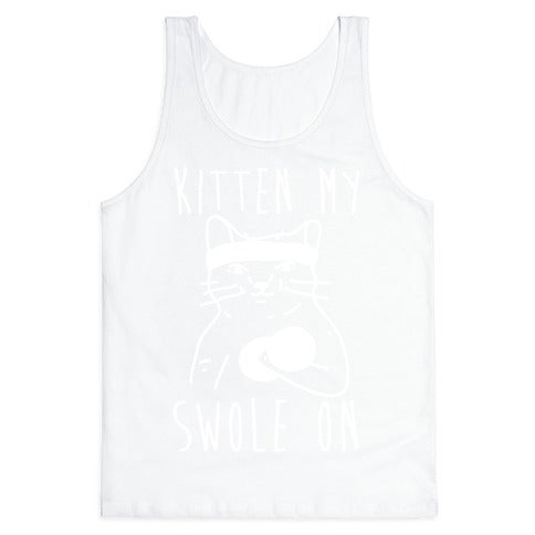 Kitten My Swole On Tank Top