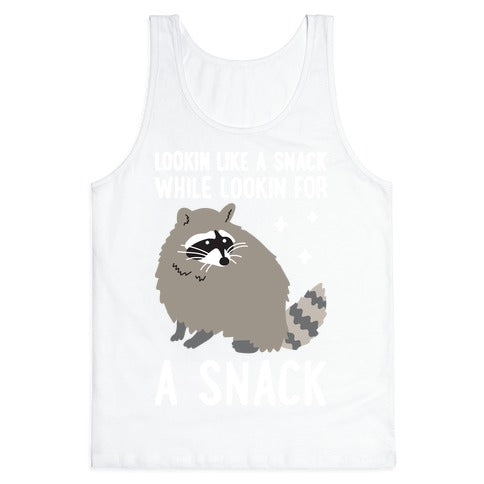 Lookin For A Snack Raccoon Tank Top
