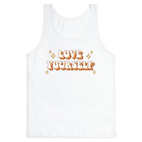 Love Yourself (groovy) Tank Top
