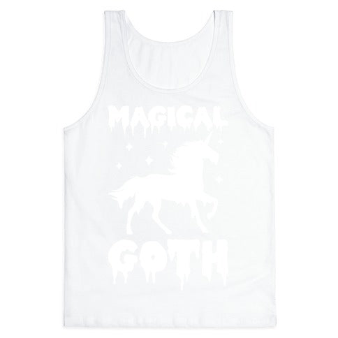 Magical Goth Unicorn Tank Top