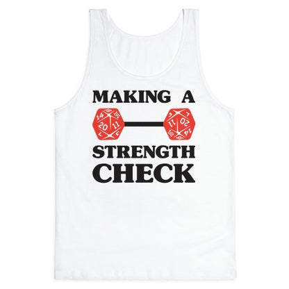 Making A Strength Check Tank Top