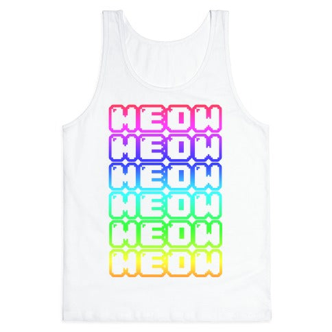 Meow Rainbow Tank Top
