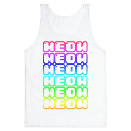 Meow Rainbow Tank Top