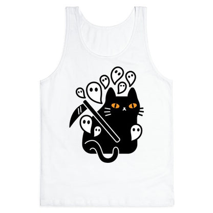 Nine Lives Reaper Cat Tank Top