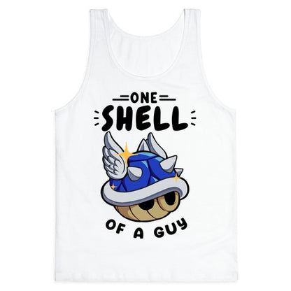 One Shell of A Guy: Blueshell Ver Tank Top