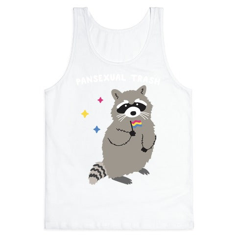 Pansexual Trash Raccoon Tank Top