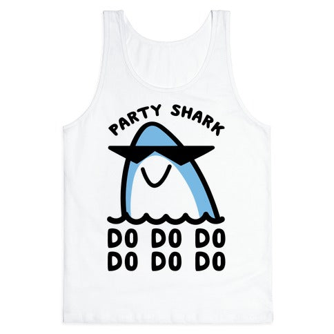 Party Shark Parody Tank Top