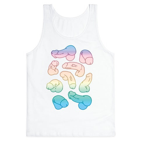 Pastel Penis Pattern Tank Top