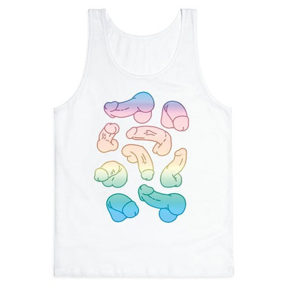 Pastel Penis Pattern Tank Top