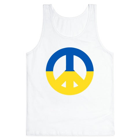 Peace symbol (Ukraine) Tank Top