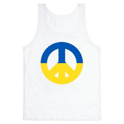 Peace symbol (Ukraine) Tank Top