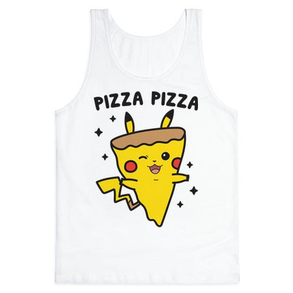 Pizza Pizza Pikachu Parody Tank Top