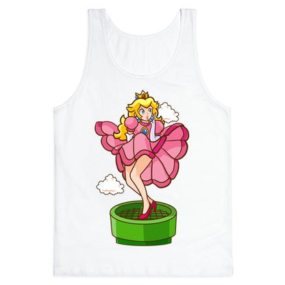 Plumbers Prefer Blondes (Peach Pin-up) Tank Top