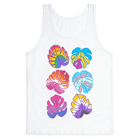 Pride Monstera Pattern Tank Top