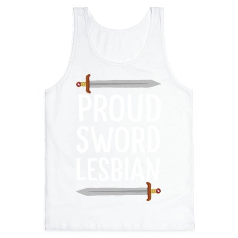 Proud Sword Lesbian Tank Top