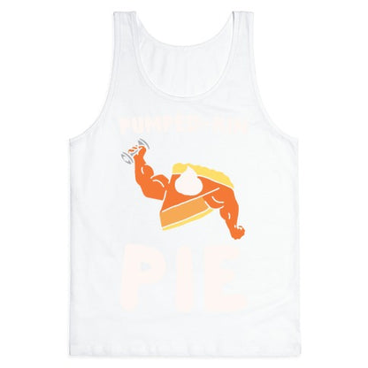 Pumped-kin Pie White Print  Tank Top