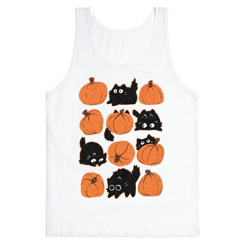 Pumpkin Cats Tank Top