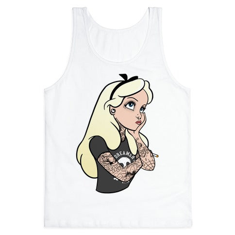 Punk Alice Parody Tank Top