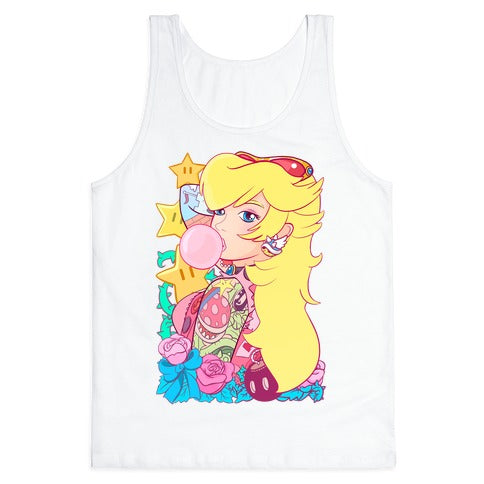 Punk Peach Parody Tank Top