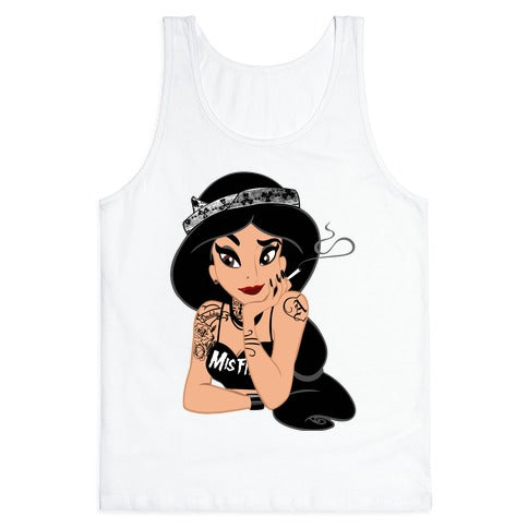 Punk Rock Princess Parody Tank Top