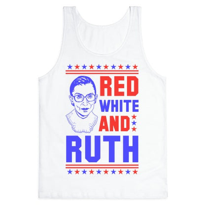 Red White and Ruth Tank Top