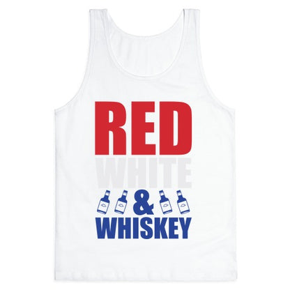 Red, White, & Whiskey Tank Top