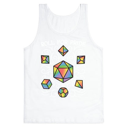 Roll For Pride DnD Dice Tank Top
