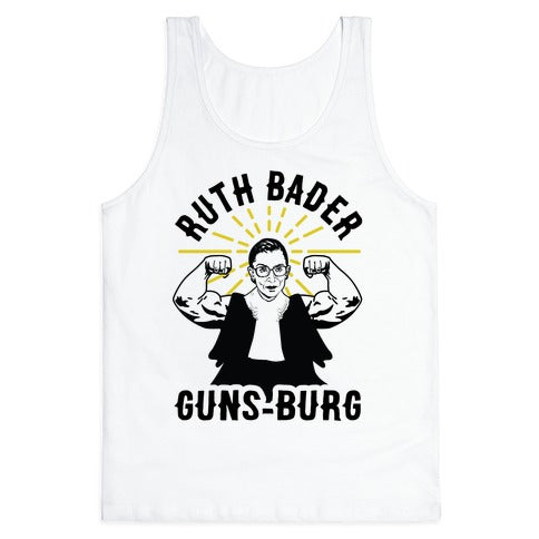 Ruth Bader Guns-Burg Tank Top