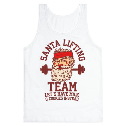 Santa Lifting Team Tank Top