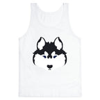 Siberian Husky Face Tank Top