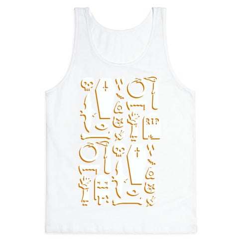 Simple Halloween Pattern Tank Top