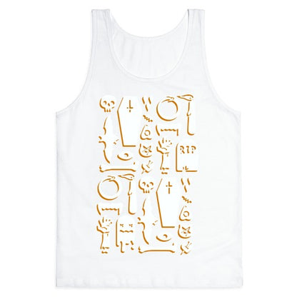 Simple Halloween Pattern Tank Top