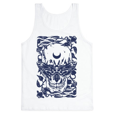 Skull Moth Tank Top