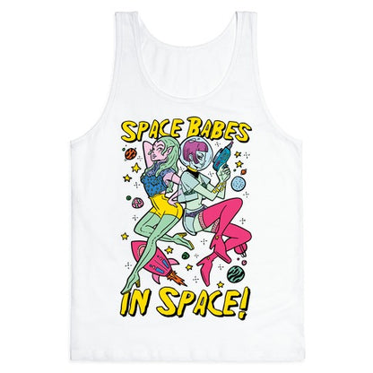 Space Babes In Space! Tank Top