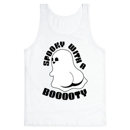 Spooky With A Booooty Ghost Tank Top