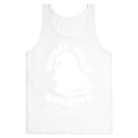 Spooky With A Booooty Ghost Tank Top