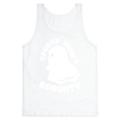 Spooky With A Booooty Ghost Tank Top