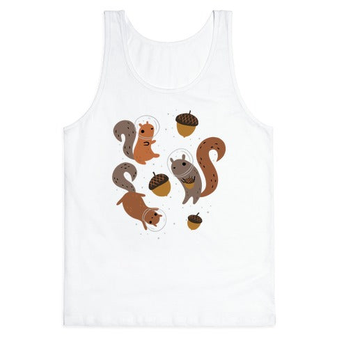 Squirrels In Space Tank Top