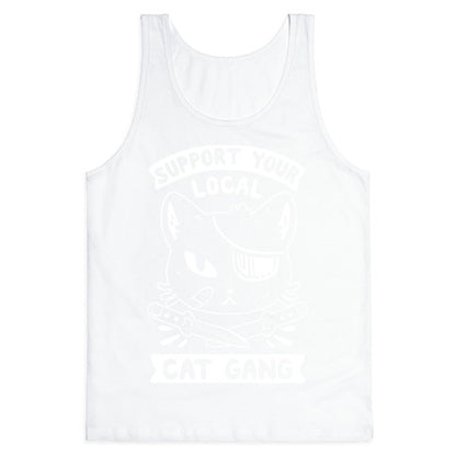 Support Your Local Cat Gang Tank Top