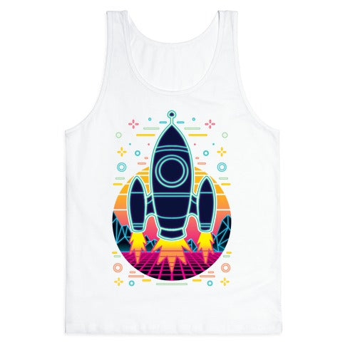 Synthwave Space Exploration Tank Top
