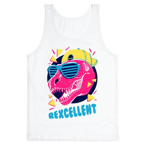 T-Rexcellent 90's Dinosaur Tyrannosaurus Tank Top
