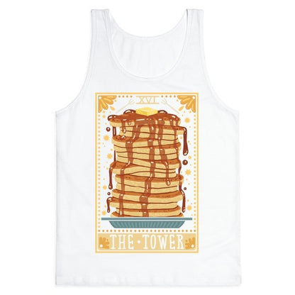 Tarot Card: The Tower (Of Pancakes) Tank Top