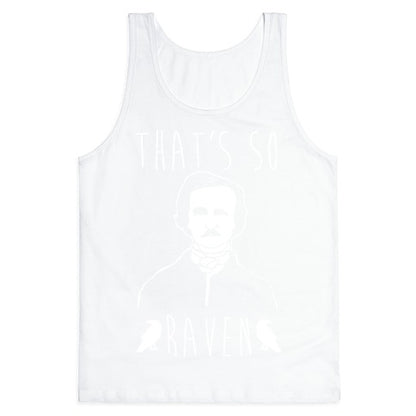 That's So Raven Parody White Print Tank Top