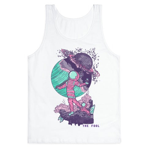 The Fool in Space Tank Top