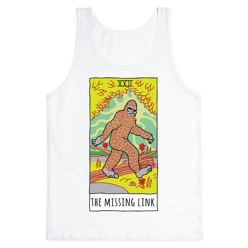 The Missing Link Bigfoot Tarot Tank Top
