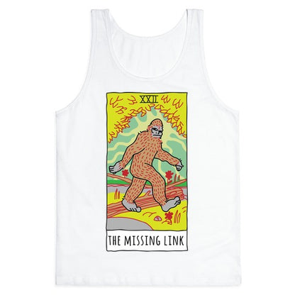 The Missing Link Bigfoot Tarot Tank Top