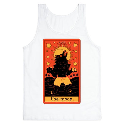 The Moon Werewolf Tarot Tank Top